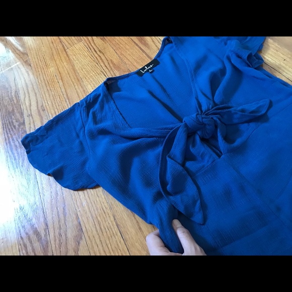 NWOT teal Jumpsuit - Picture 3 of 6